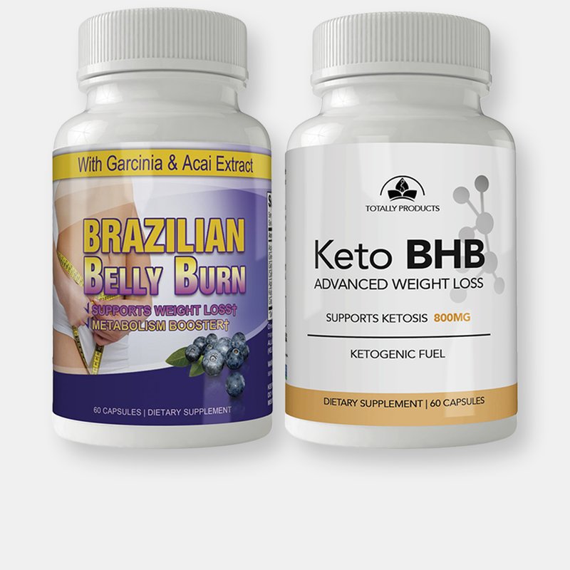 Totally Products Brazilian Belly Burn And Keto Bhb Combo Pack