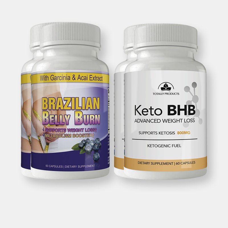Totally Products Brazilian Belly Burn And Keto Bhb Combo Pack