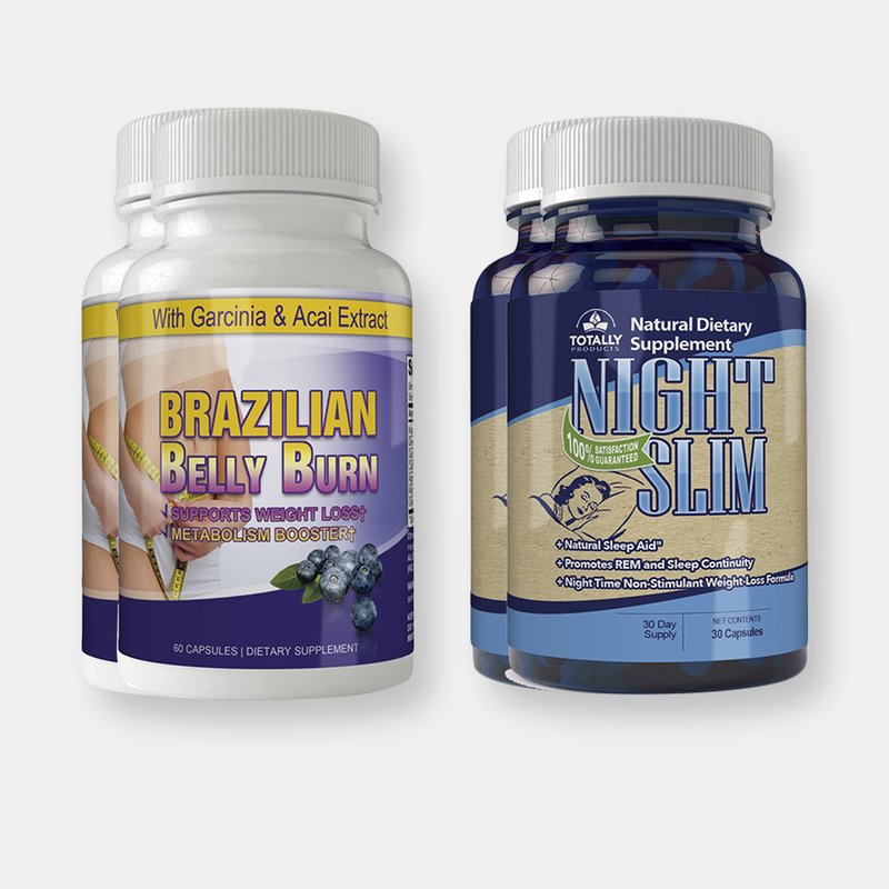 Totally Products Brazilian Belly Burn And Night Slim Combo Pack