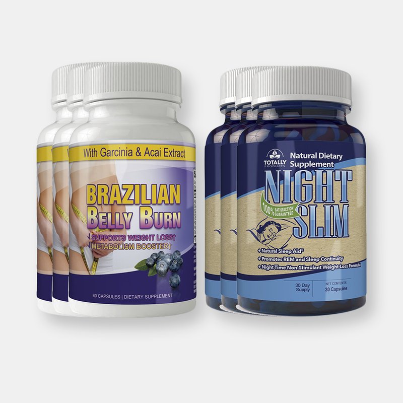 Totally Products Brazilian Belly Burn And Night Slim Combo Pack