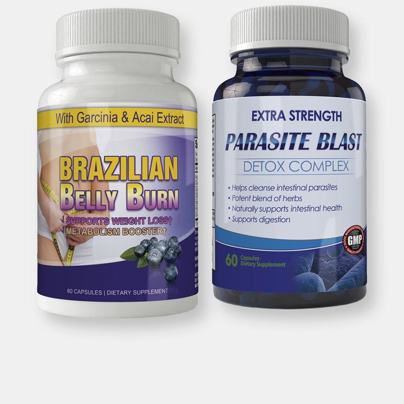 Totally Products Brazilian Belly Burn And Parasite Blast Combo Pack