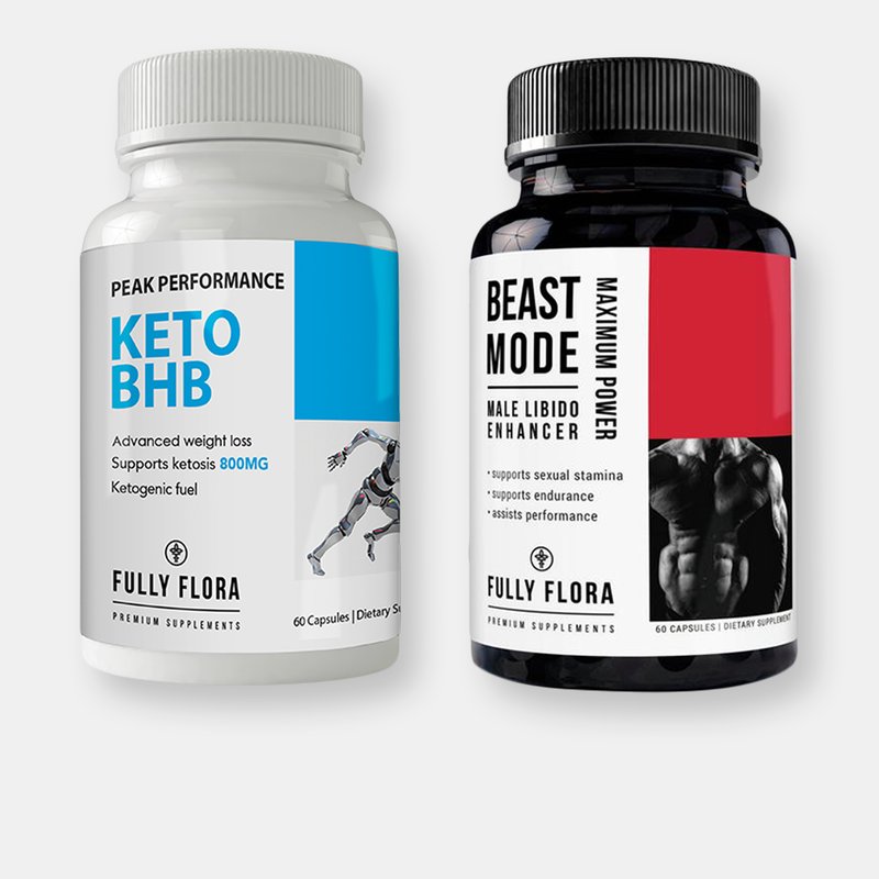 Totally Products Fully Flora Keto Bhb And Beast Mode Combo Pack