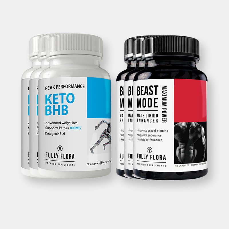 Totally Products Fully Flora Keto Bhb And Beast Mode Combo Pack