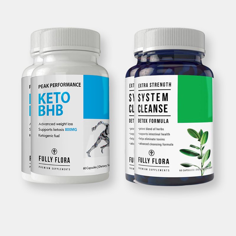 Totally Products Fully Flora Keto Bhb And System Cleanse Combo Pack