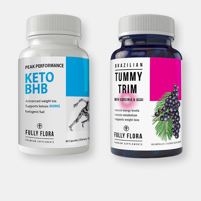 Totally Products Fully Flora Keto Bhb And Tummy Trim Combo Pack