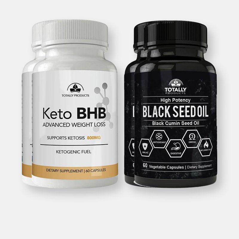 Totally Products Keto Bhb And Black Seed Oil Combo Pack