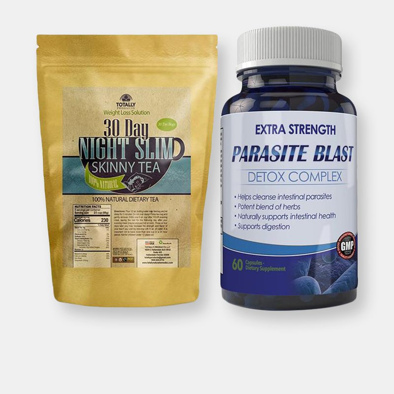 Totally Products Night Slim Skinny Tea And Parasite Blast Combo Pack