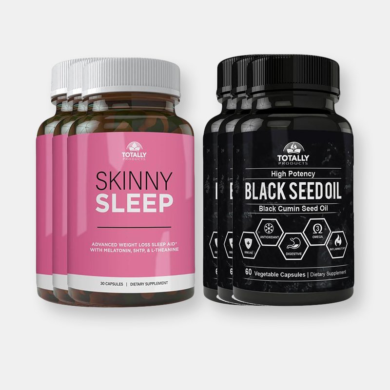 Totally Products Skinny Sleep And Black Seed Oil Combo Pack