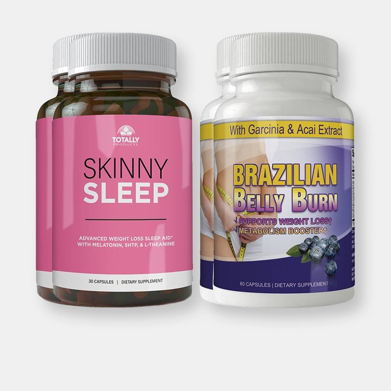 Totally Products Skinny Sleep And Brazilian Belly Burn Combo Pack
