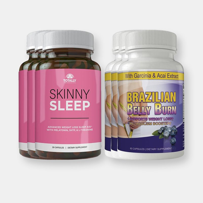 Totally Products Skinny Sleep And Brazilian Belly Burn Combo Pack