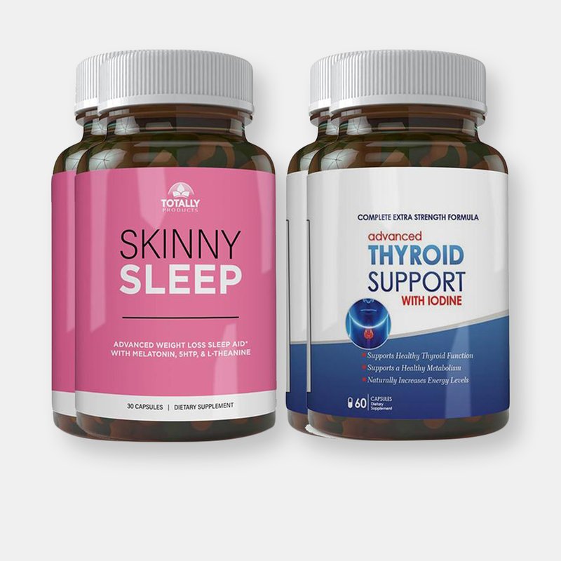 Totally Products Skinny Sleep And Thyroid Support Combo Pack