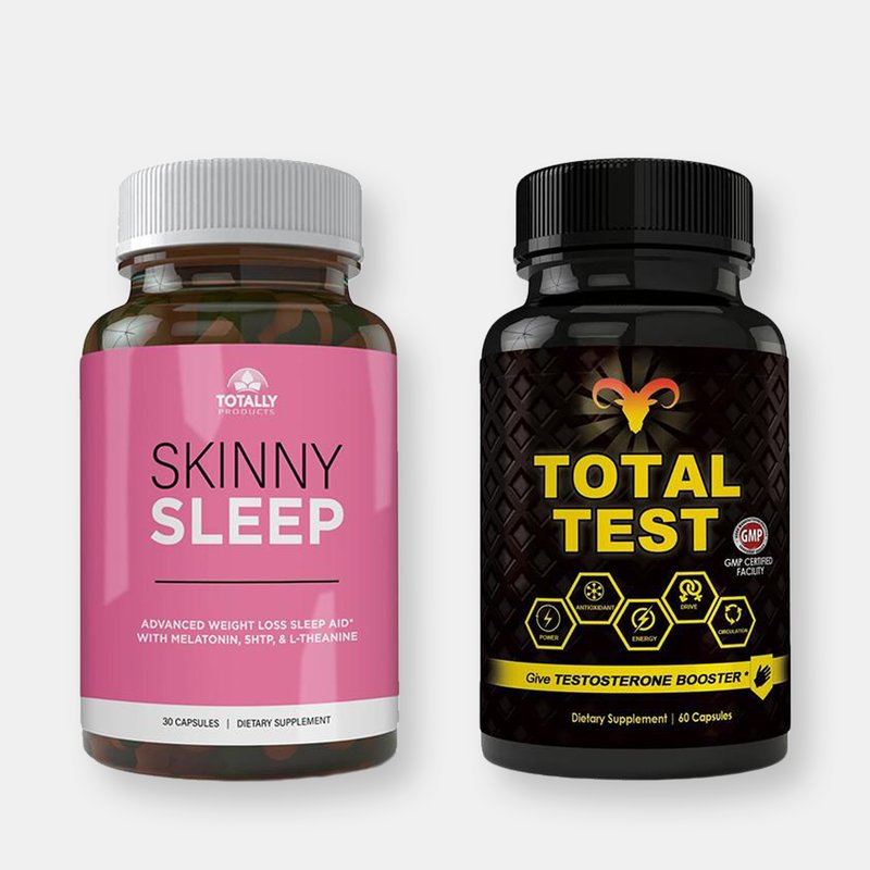 Totally Products Skinny Sleep And Total Test Testosterone Booster Combo Pack