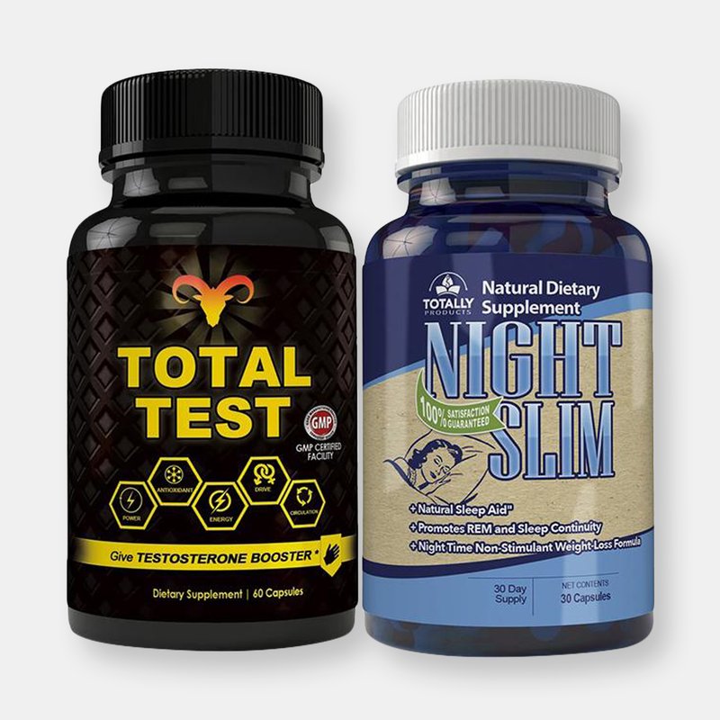 Totally Products Total Test Testosterone Booster And Night Slim Combo Pack