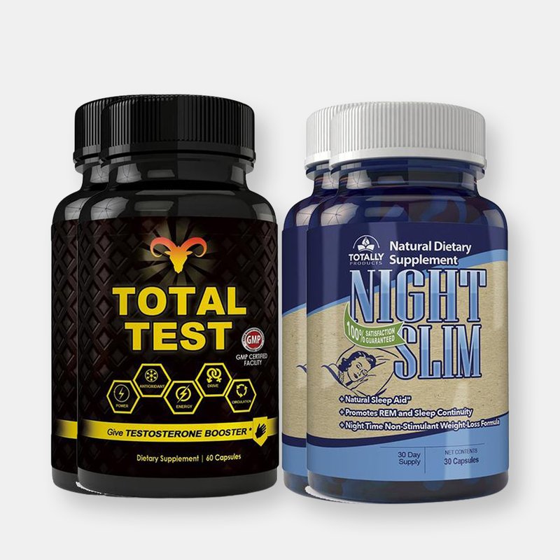 Totally Products Total Test Testosterone Booster And Night Slim Combo Pack