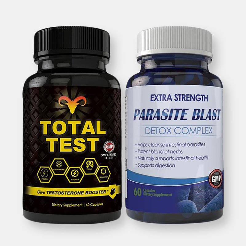Totally Products Total Test Testosterone Booster And Parasite Blast Combo Pack