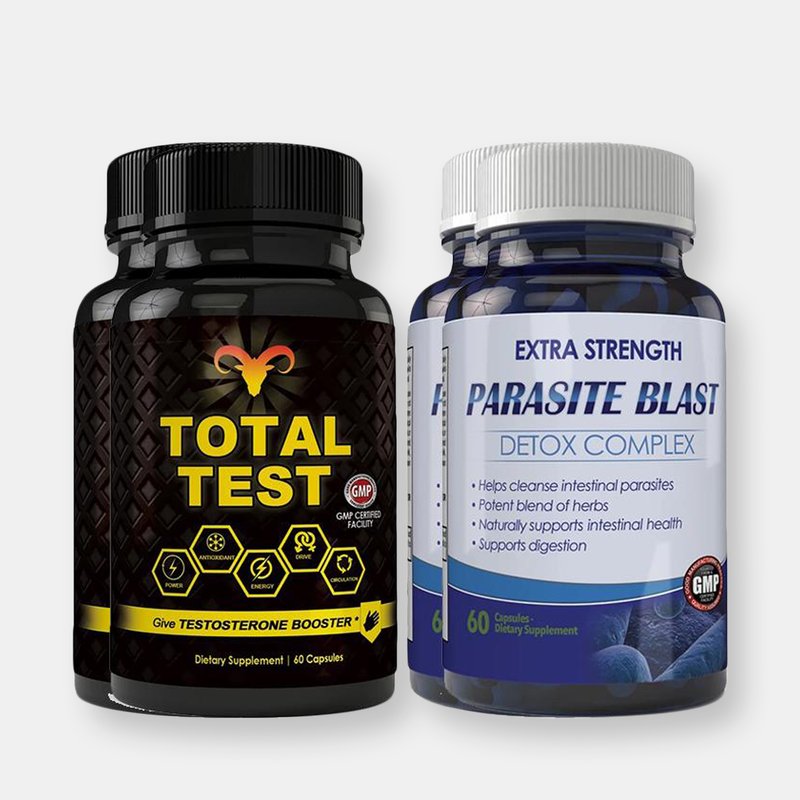 Totally Products Total Test Testosterone Booster And Parasite Blast Combo Pack