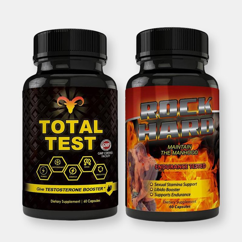 Totally Products Total Test Testosterone Booster And Rock Hard Combo Pack