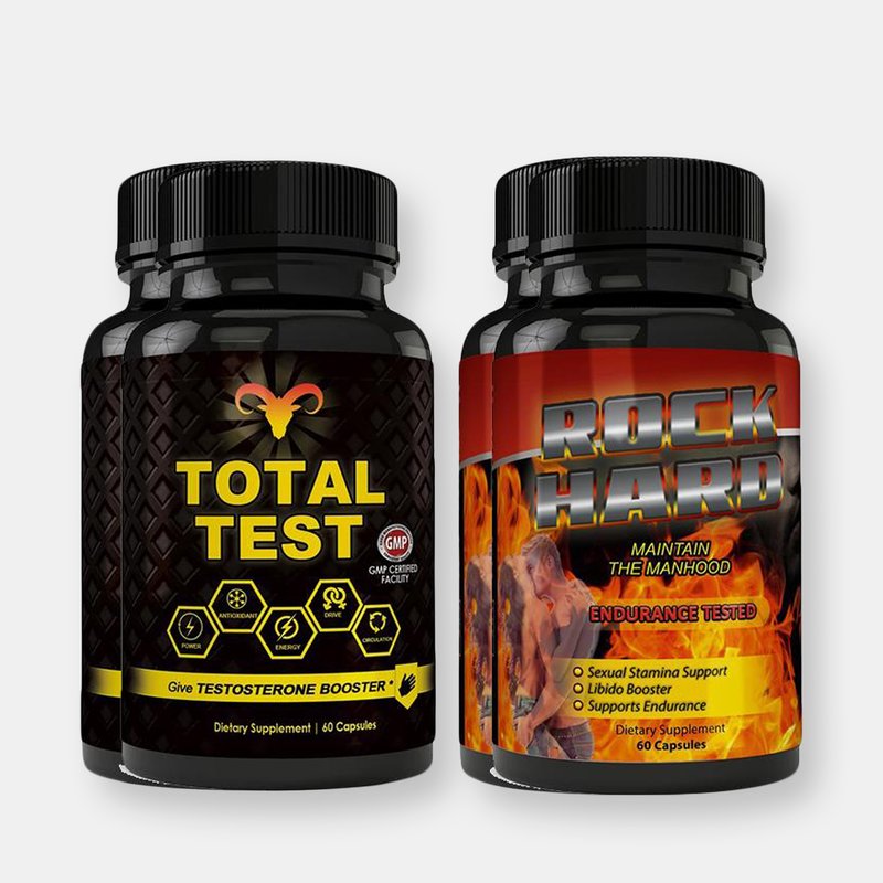 Totally Products Total Test Testosterone Booster And Rock Hard Combo Pack