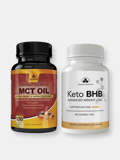 Totally Products Totally Products Keto Slim BHB & Pure MCT Oil Combo Pack product