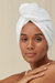 Towel City Hair Wrap Towel - White