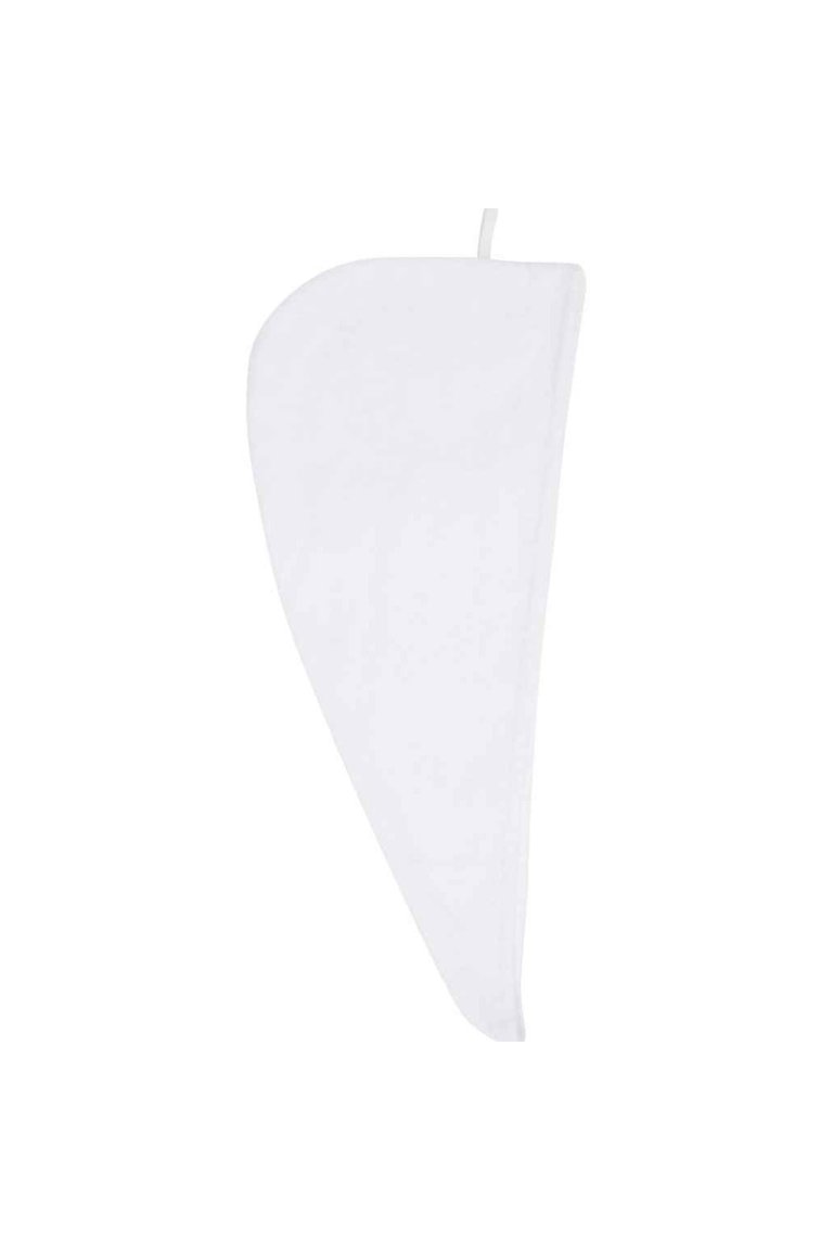 Towel City Hair Wrap Towel - White - White
