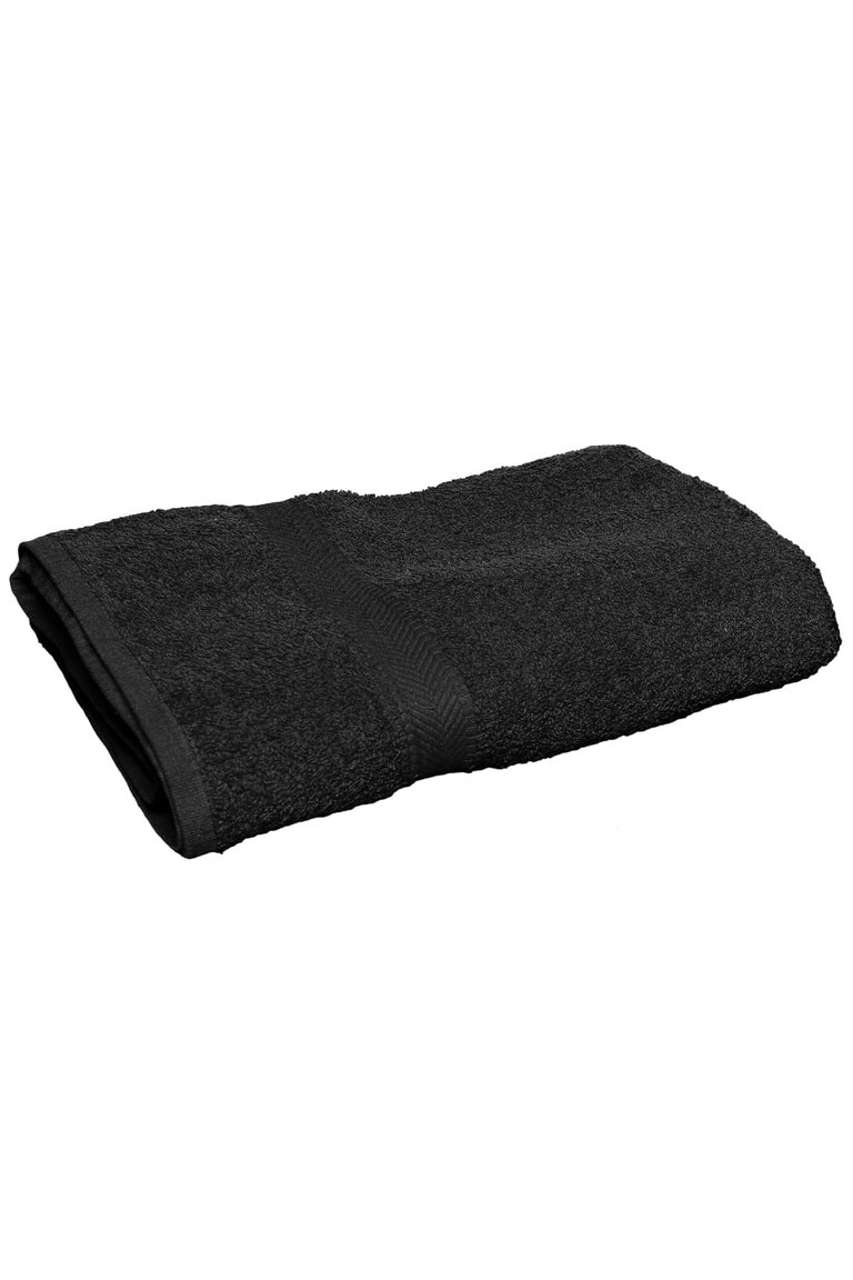 Towel City Luxury Range Guest Bath Towel (550 GSM) (Black) (One Size) - Black