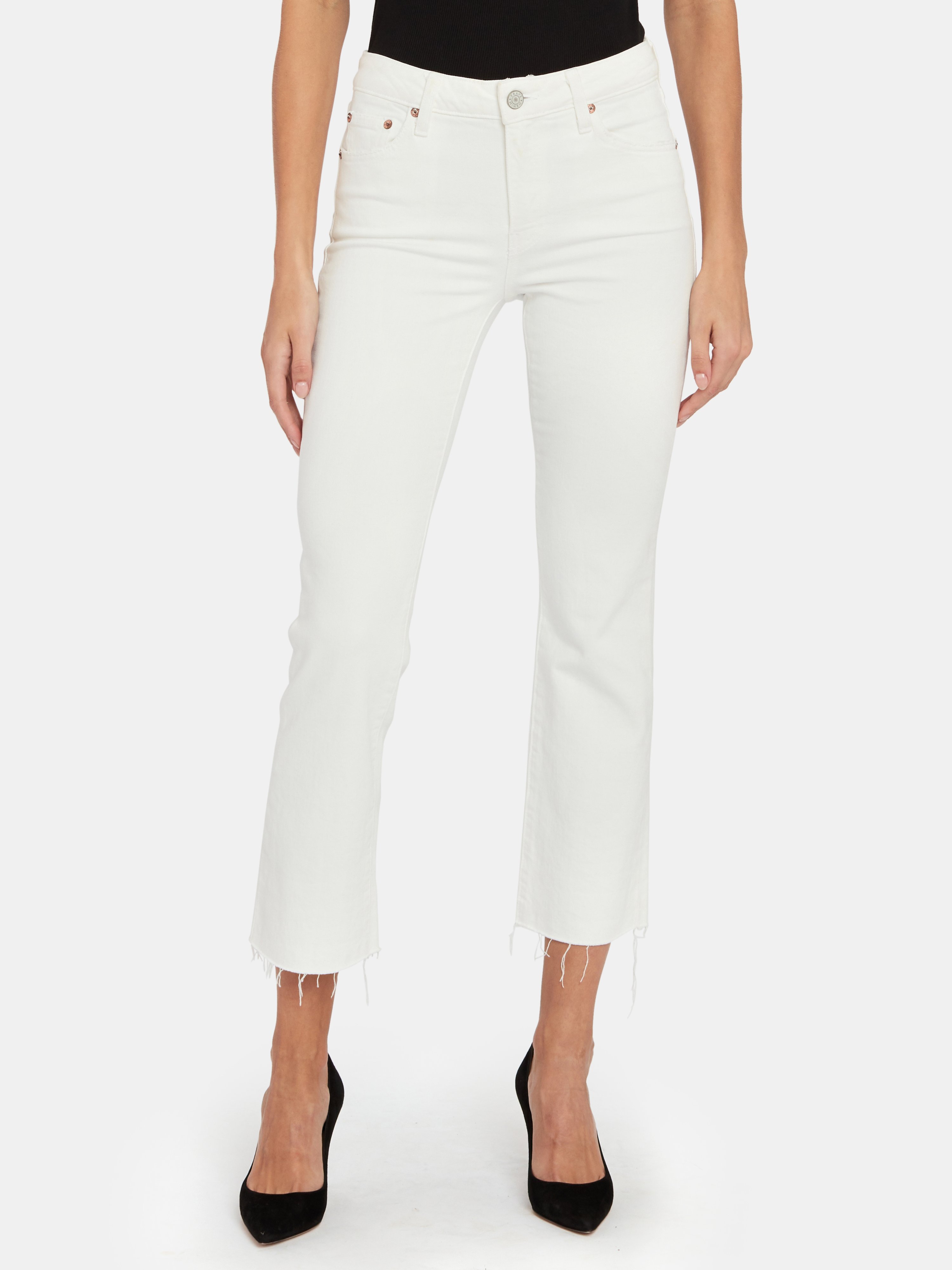 Trave Colette Mid Rise Kick Flare Jeans In Big Empty
