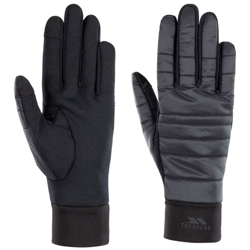 Trespass Adult Rumer Leather Glove In Black