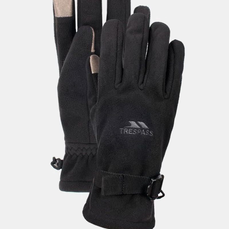 Trespass Adults Unisex Contact Touch Screen Winter Gloves In Black