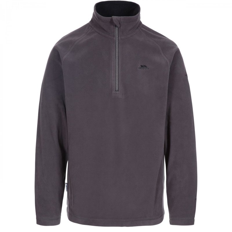 Trespass Mens Blackford Microfleece Sweatshirt In Grey