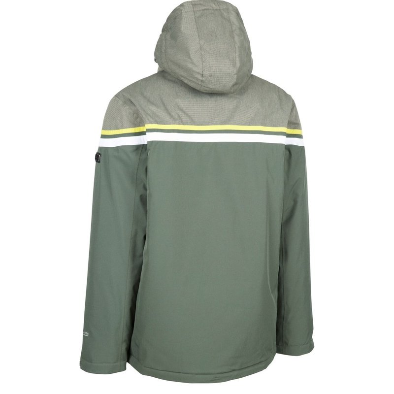 Shop Trespass Men's Dexy Ski Jacket In Green