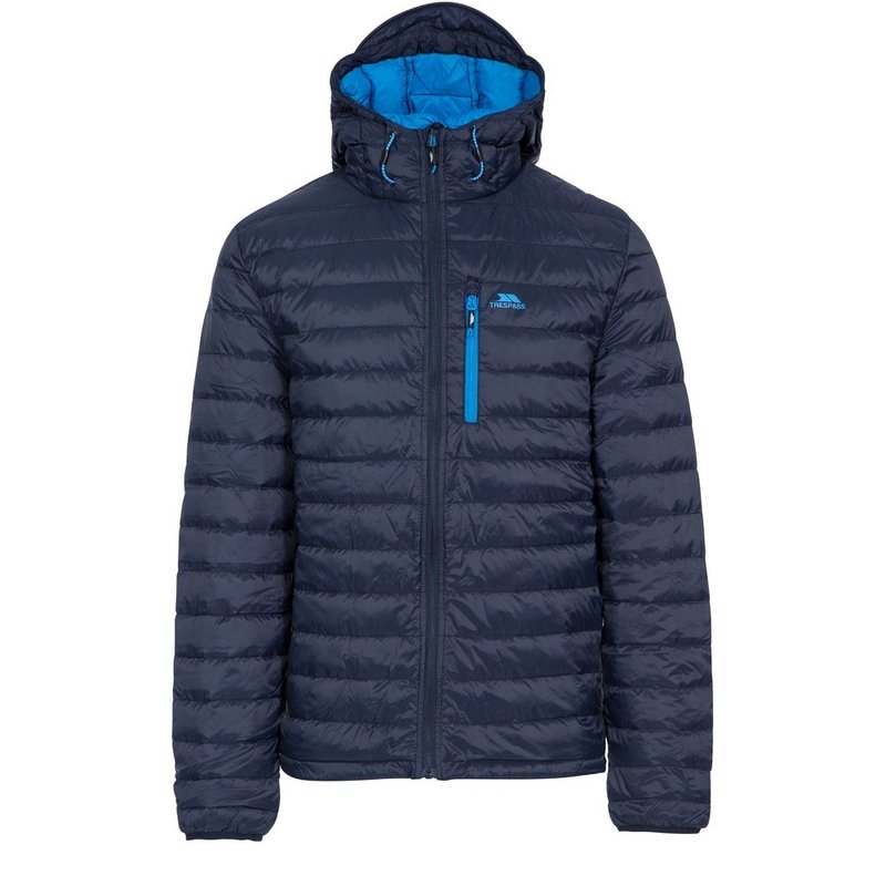 Trespass Mens Digby Down Jacket In Navy/blue