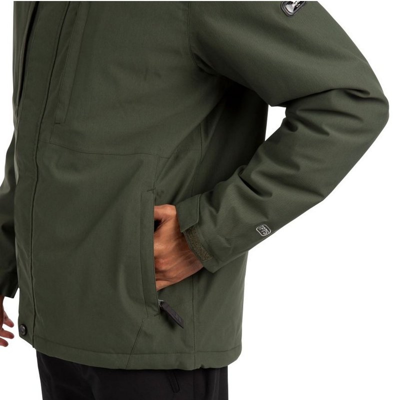 Shop Trespass Mens Discott Waterproof Jacket (ivy) In Green