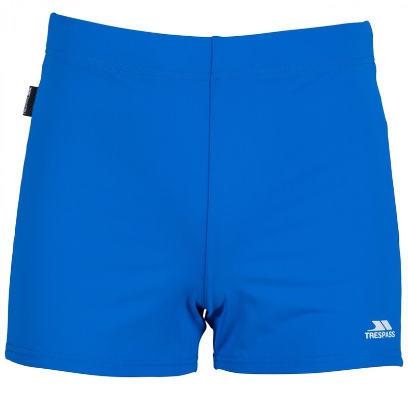 Trespass Mens Exerted Contrast Panel Swim Shorts In Blue