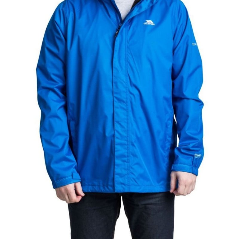 Trespass Mens Fraser Ii Waterproof Jacket In Blue