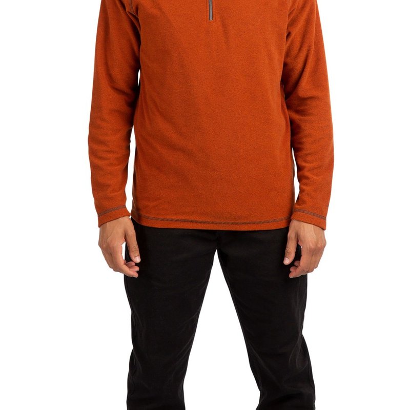 Trespass Mens Keynote Fleece In Orange