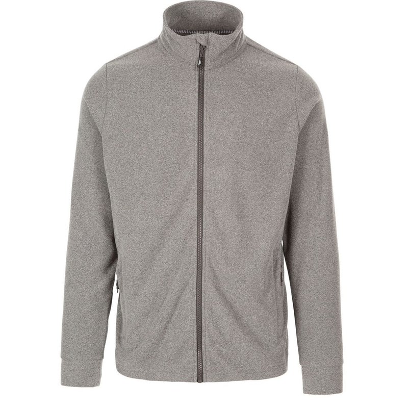 Trespass Mens Kington Anti-pilling Fleece Jacket In Grey