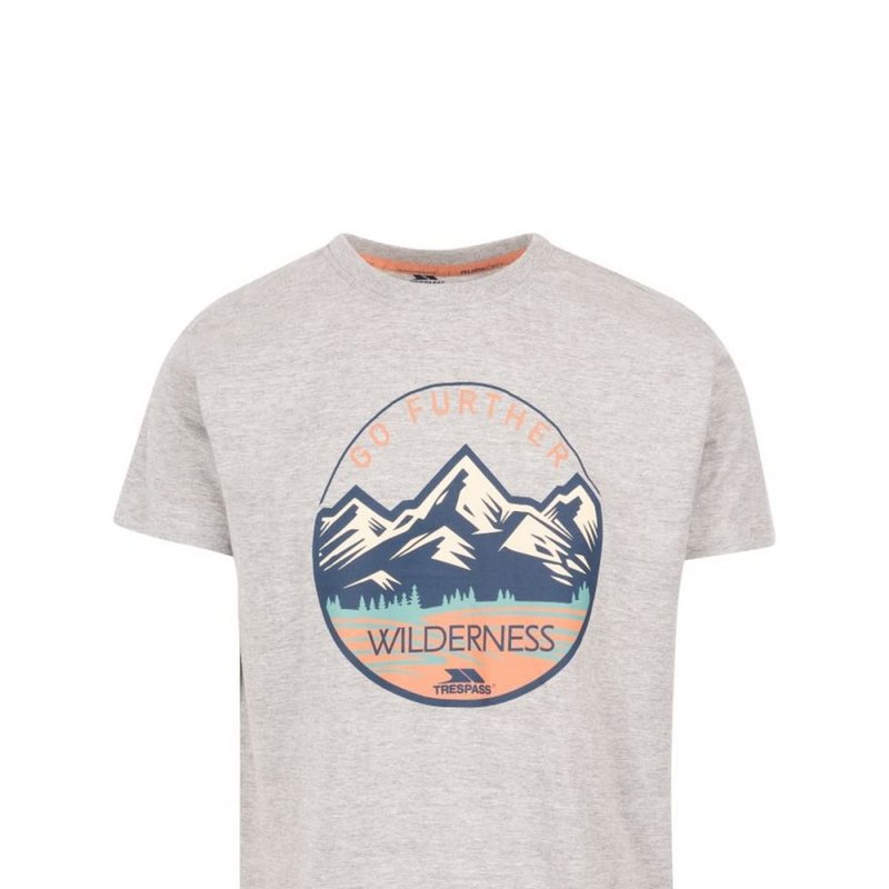 Trespass Mens Lagoon T-shirt In Grey