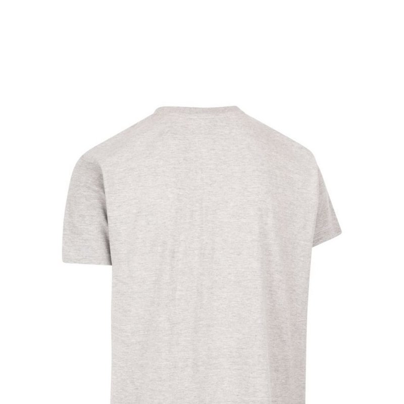 Shop Trespass Mens Lagoon T-shirt In Grey
