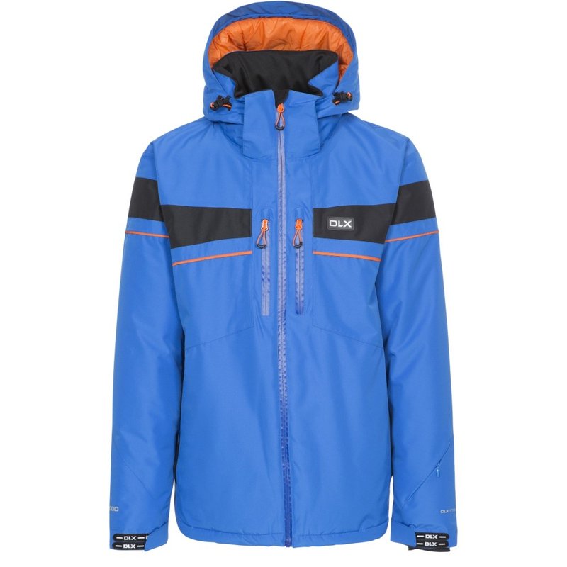 Trespass Mens Pryce Dlx Waterproof Ski Jacket In Blue