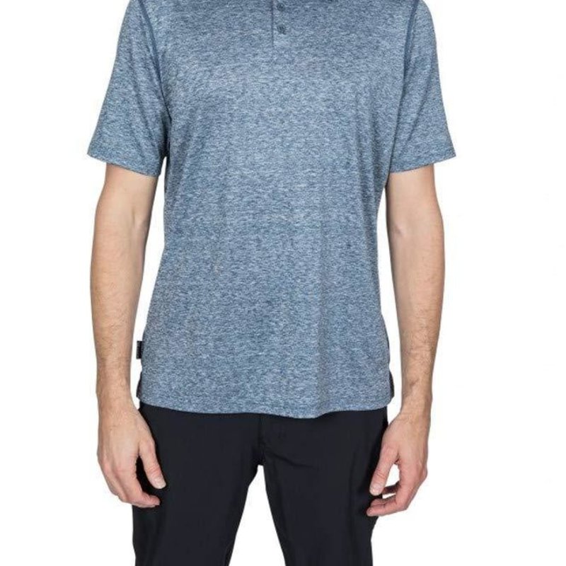 Trespass Monocle Mens Quick Dry Polo Top In Blue