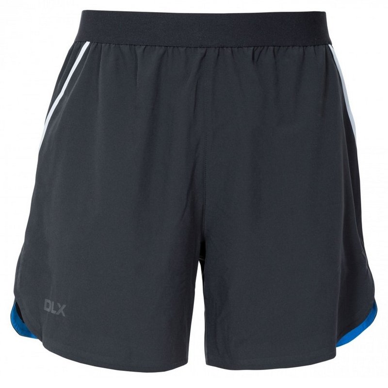 Trespass Motions Mens Dlx Quick Drying Active Shorts In Black