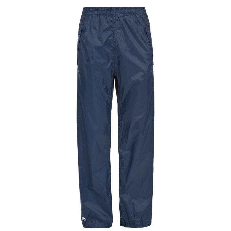 Trespass Adults Unisex Packup Trouser Waterproof Packaway Pants/trousers In Blue