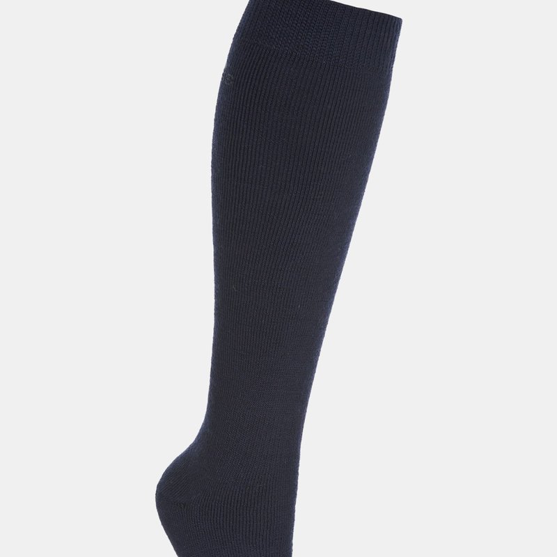 Shop Trespass Adults Unisex Tech Luxury Merino Wool Blend Ski Tube Socks (navy Blue) In Grey