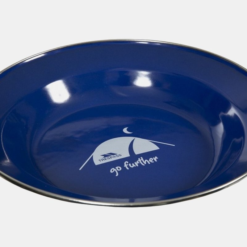 Trespass Davo Enamel Camping Plate (blue) (one Size)