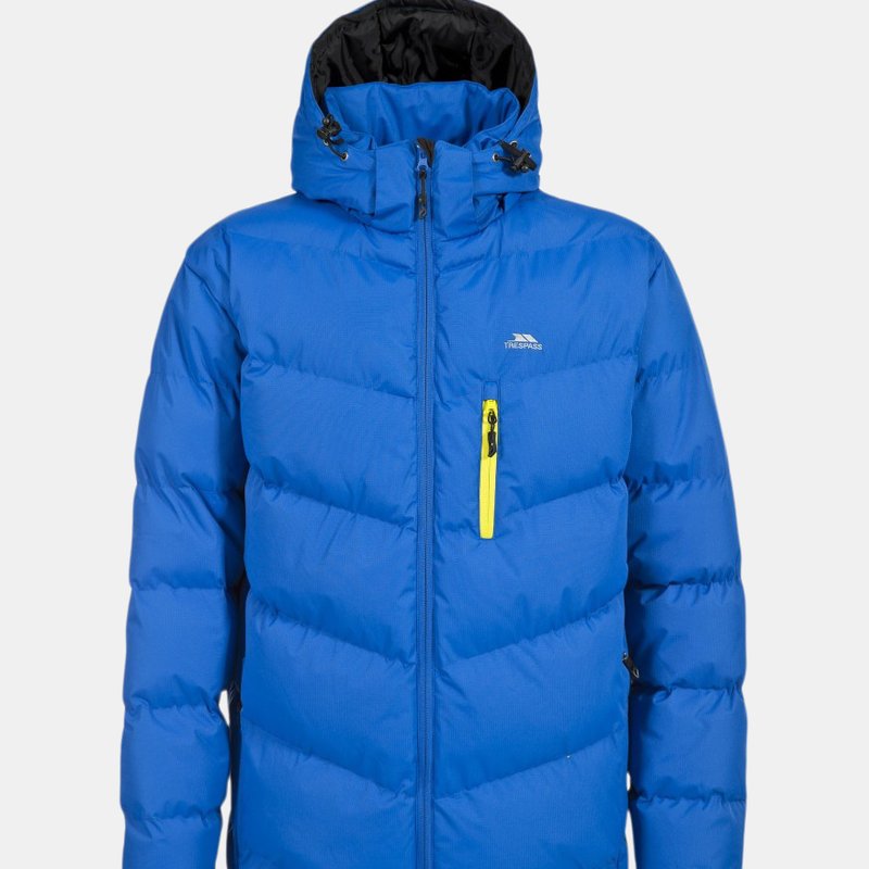 Trespass Mens Blustery Padded Jacket In Blue