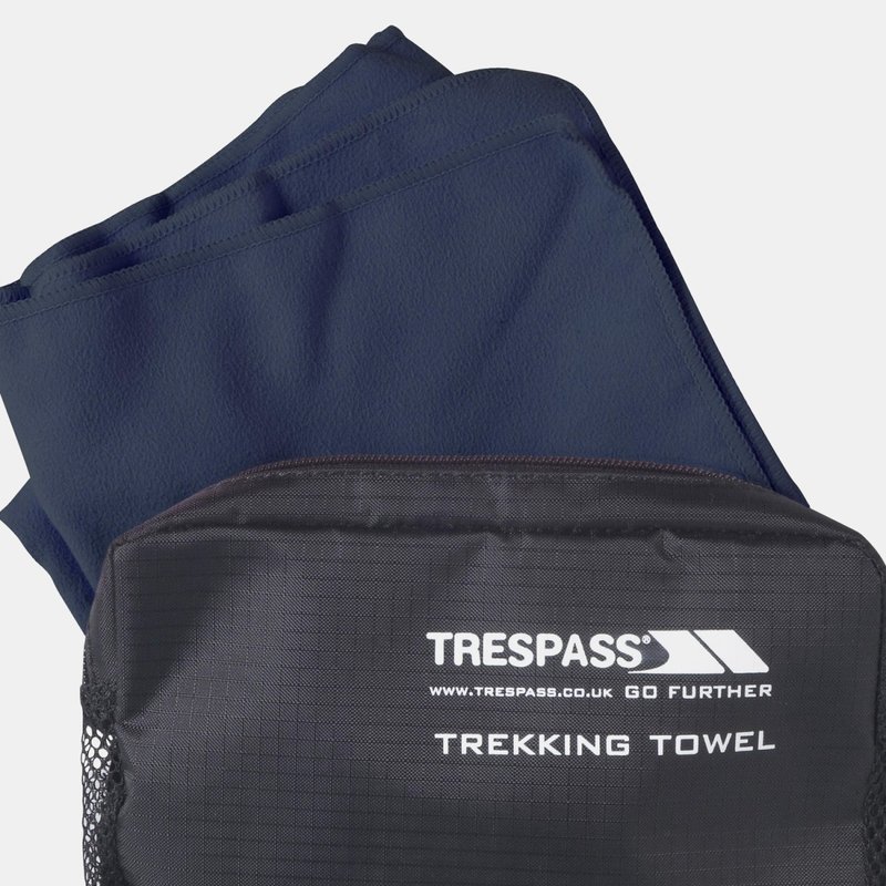 Trespass Soaked Anti-bacterial Sports Towel (navy Blue) (one Size)