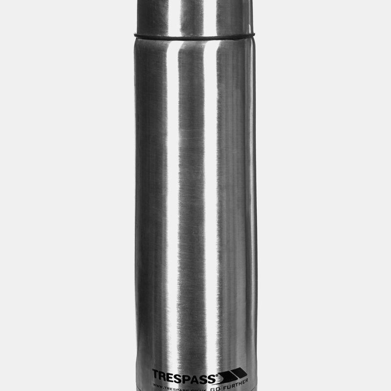 Trespass Thirst 75x Stainless Steel Flask (750ml) (silver) (one Size) In Grey