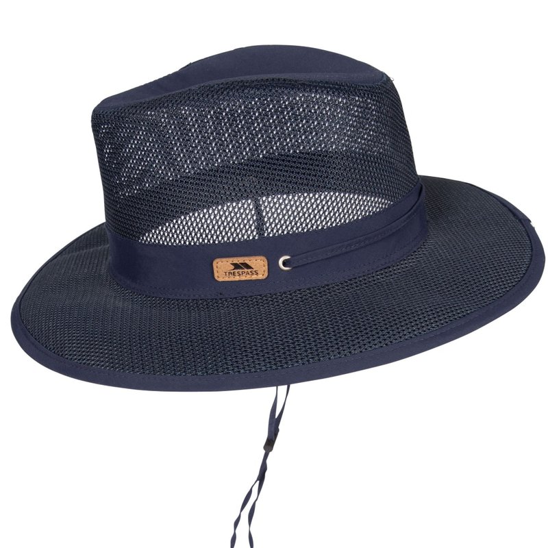 Shop Trespass Unisex Adult Classified Panama Hat (navy) In Blue