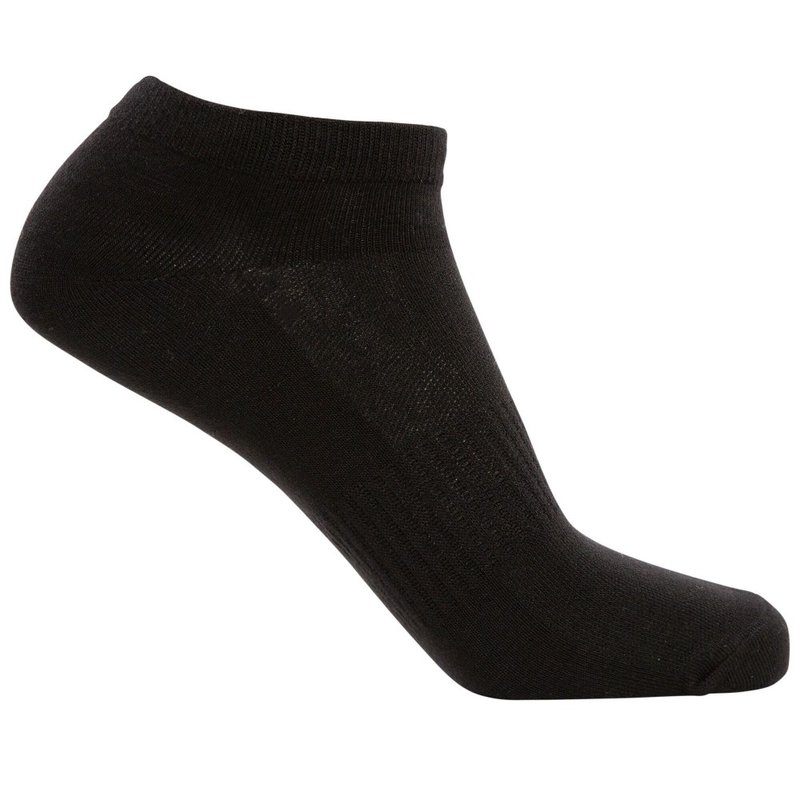 Shop Trespass Unisex Adult Orbital Liner Socks (pack Of 5) (black)